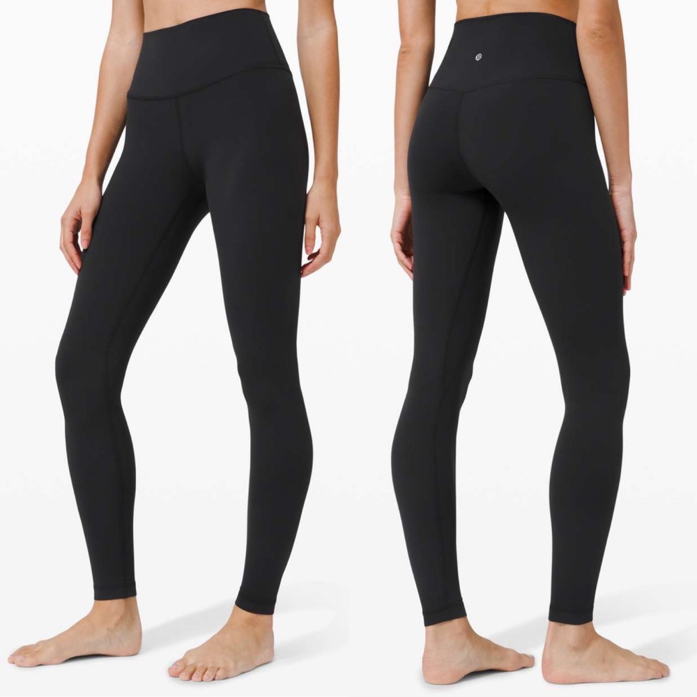 Lululemon‎ Align Black Leggings Womens Size 4 Style W5CTES Nulu Fabric High Rise